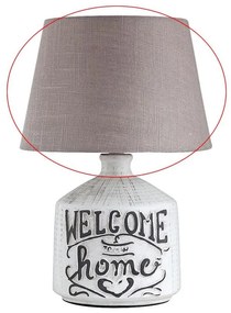 Rabalux - Резервен абажур за настолна лампа PETRA E14 кафяв/бял