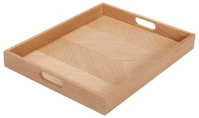 Поднос за сервиране дървен поднос 35x45 cm Structure – Hübsch