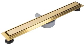 REA-G2703 - Дренажен канал NEOX PRO 80 см неръждаема стомана/четкано злато