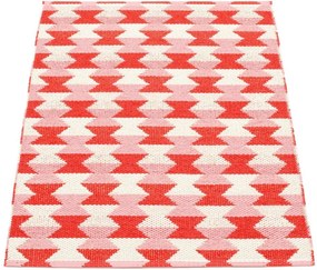Червен килим за открито и закрито 70x100 cm Dana Coral – Pappelina