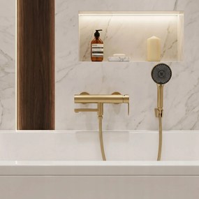 Душ маркуч Rea Brush Gold 150 cm