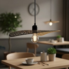 Плафон APP1468-1CP BLACK/OLD GOLD