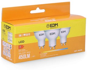 LED крушка EDM 5 W GU10 450 lm F (3200 K)