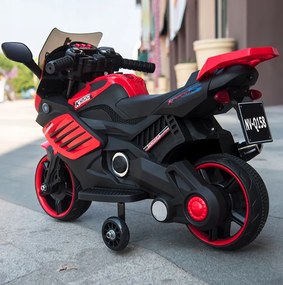 Детски електрически мотоциклет K1500 EMULATION Бял