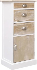 284075 vidaXL Страничен шкаф 38x28x86 см дърво пауловния