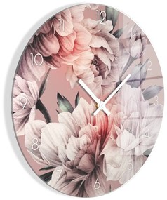 Стъклен стенен часовник ø 30 cm - Styler