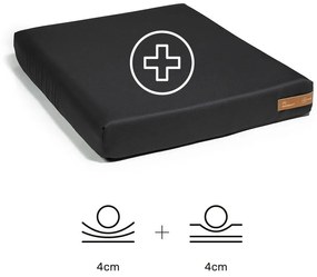 Черен ортопедичен кучешки матракта 110x90 cm Ori XXL - Rexproduct