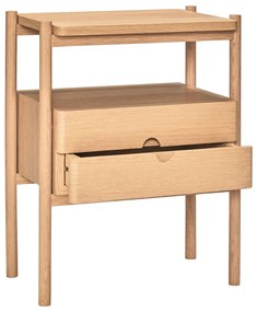 Нощно шкафче от декор от дъб в естествен цвят Appeal – Hübsch