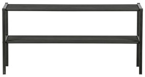 Черна метална стойка за обувки Ferro - WOOOD