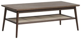 Кафява масичка за кафе с дъбов плот 60x120 cm Barrali – Unique Furniture