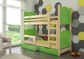 Чекмедже за Чекмедже за Чекмедже за двуетажно легло Sero plus 2B-Fusiko - Prasino