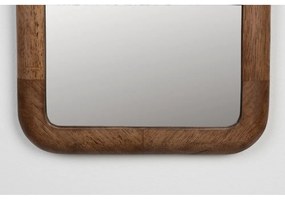 Стенно огледало от масивно дърво 26x120 cm Nyko – White Label