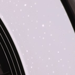 Вентилатор за таван сив със звезден ефект 47 см вкл. LED димируем с дистанционно управление - Emily