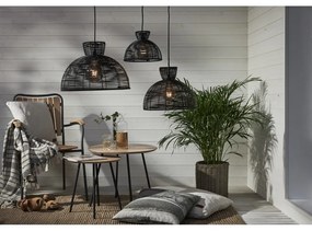 Черен външен абажур за таванно осветление, ø 26 cm Runde - Star Trading