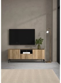 Кафява маса за телевизор от дъбов декор 147x54x41 cm Bergen – Tvilum