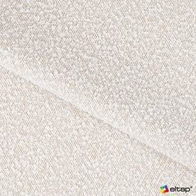 Бежово двойно легло 180x200 cm тапицирано с място за съхранение с включена подматрачна рамка Pointt – ELTAP