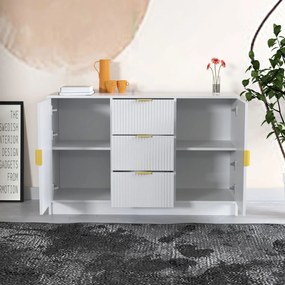 Бюфет Allegro-Бял