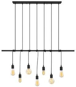 Черно метално висящо осветително тяло Opviq lights Vincent - Opviq lights