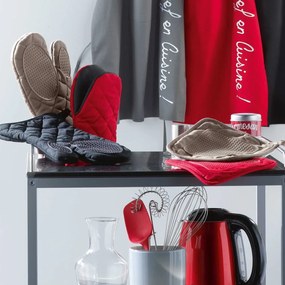 Ръкавица за фурна от памук и силикон Cuistot – douceur d'intérieur