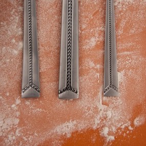 Прибори за хранене от неръждаема стомана в сребрист цвят 24 бр. Bright – Orion