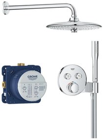 Grohtherm SmartControl Concealed shower system with Euphoria 260