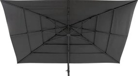 Градински чадър със странична стойка Hesperide Melhia Multi, Накланящ се - Махагон