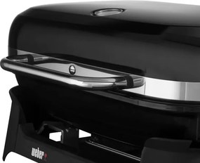 Електрическо барбекю Weber Lumin WB92010979DL, 2200W, 315C, 49x33 см, Емайлирани с порцелан чугунени скари, Автентичен барбекю вкус, Черен