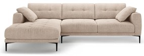 Светлокафяв ъглов диван (ляв ъгъл) Bemy – Micadoni