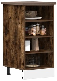 854206 vidaXL Долен шкаф "Рига", опушен дъб, 40x44,5x81,5 см, инженерно дърво
