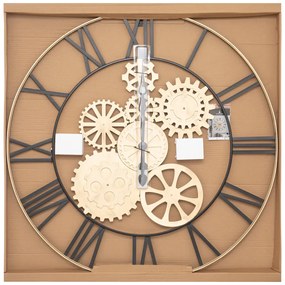 Стенен часовник atmosphera Isea, Механизъм, Ø90 см, Метал