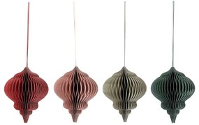 Хартиени Коледни украси в комплект от 4 бр. Milay – Bloomingville