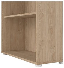 Етажерка за книги в дъбов декор в естествен цвят 80x205 cm Sign - Tvilum