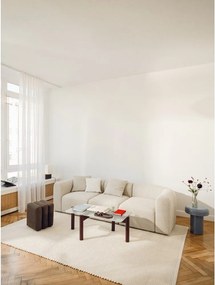 Бордо масичка за кафе със стъклен плот 55x105 cm Kob – noo.ma