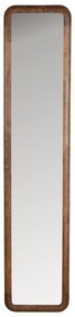 Стенно огледало от масивно дърво 26x120 cm Nyko – White Label