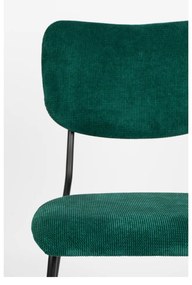Тъмнозелени трапезни столове в комплект от 2 броя Benson - Zuiver