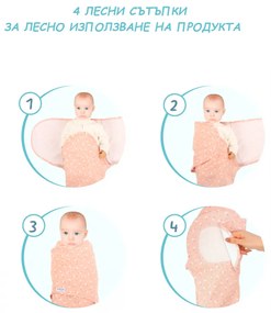 Sevi Baby Антистрес завивка за новородено - цветя