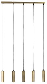 Модерен висящ аплик бронз 5-светлина - Jeana