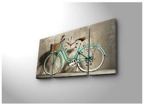 Стенен часовник Кръгъл, 84 x 45 cm - Wallity