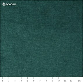 Тъмнозелен кадифен разтегателен диван Devichy , 256 cm Rothe - devichy