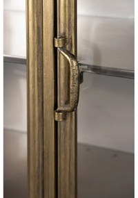 Метална витрина в златист цвят 100x80x38,5 cm Gertlush – Dutchbone