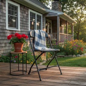 Сгъваем стол за кетъринг 49,5 x 45 x 81 cm Черен