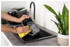 Хлебопекарна FIRST FA-5152-3-BA, 850W, 1.25 кг, 12 програми, Таймер, Незалепващо покритие, Черен/инокс