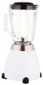 Блендер Laretti LR-FP7310, 500W, 1.5 л, Ножове от неръждаема стомана, 2 скорости + импулс, Заключващ механизъм, Бял