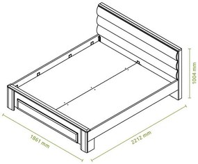 Легло Giallo-180x200