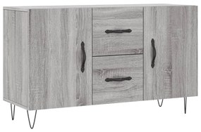 828170 vidaXL Сайдборд, Сив сонома, 100x36x60 см, инженерно дърво