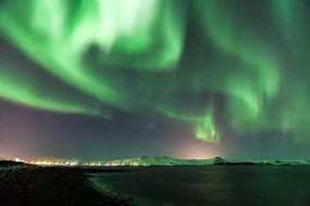 Самозалепващ фототапет – Необикновено зелено сияние