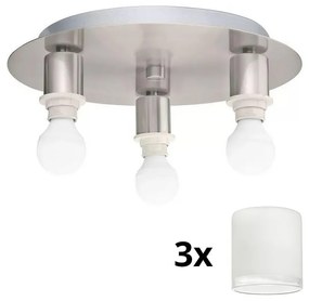 Eglo - LED Плафониера MY CHOICE 3xE14/4W/230V хром/бял