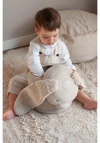 Кремава текстилна детска кошница за играчки ø 25x30 cm Rita the Rabbit – Lorena Canals