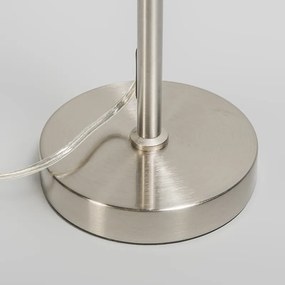 Модерна настолна лампа стоманена регулируема - Parte