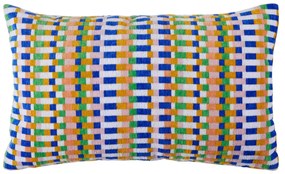 Декоративна възглавница atmosphera Jacquard, 30x50 cm - Син